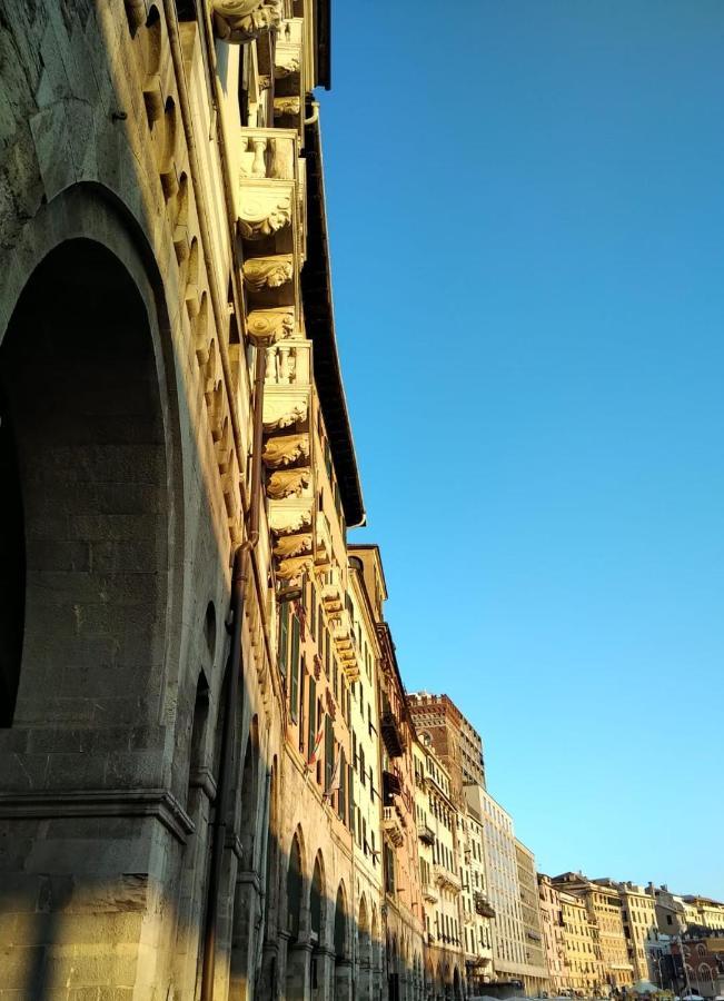 Doge Cambiaso- Davanti All'Acquario - Grande Terrazza Privata - Palazzo Nobiliare Storico Genua Zewnętrze zdjęcie