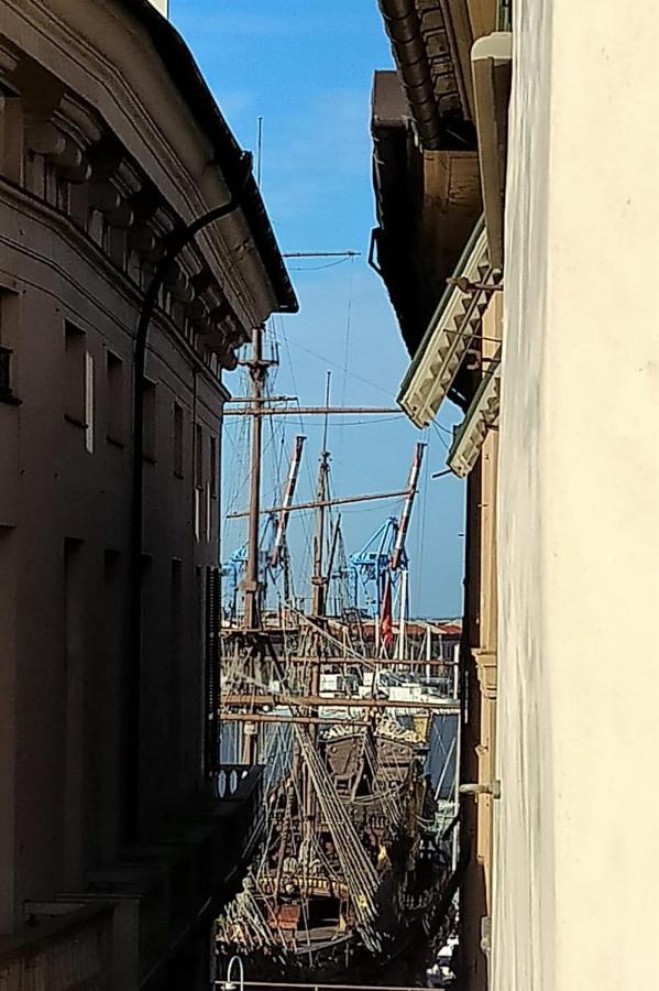 Doge Cambiaso- Davanti All'Acquario - Grande Terrazza Privata - Palazzo Nobiliare Storico Genua Zewnętrze zdjęcie
