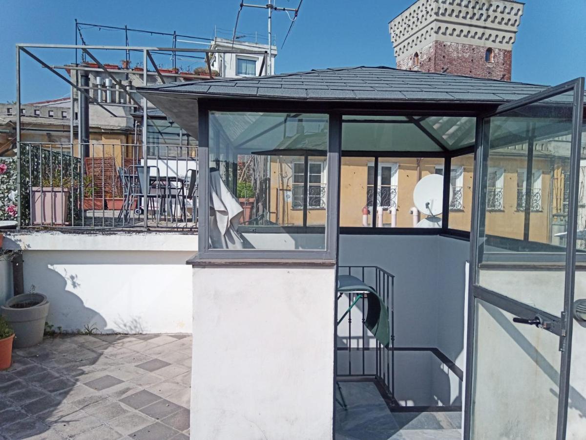Doge Cambiaso- Davanti All'Acquario - Grande Terrazza Privata - Palazzo Nobiliare Storico Genua Zewnętrze zdjęcie